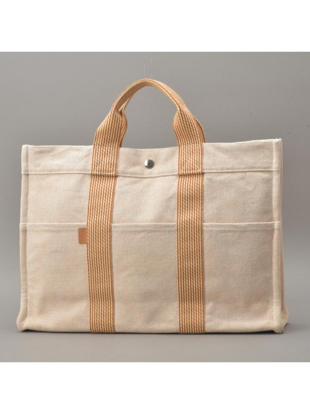 Hermes New Fourre Tout MM Tote Canvas Orange